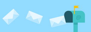Envelopes and mailbox