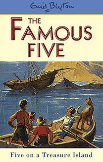 Five on a Treasure Island by Enid Blyton Book Cover