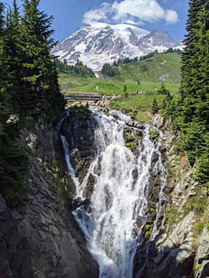 Myrtle Falls at Mt. Rainier