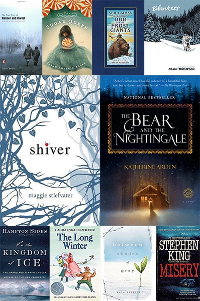 Top 10 Winter Book Covers