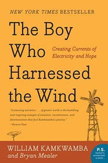 The Boy Who Harnessed the Wind by William Kamkwamba Book Cover