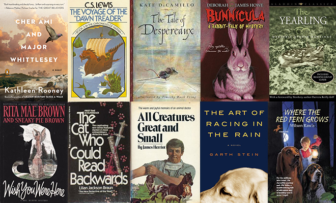 Ten Animals in Books