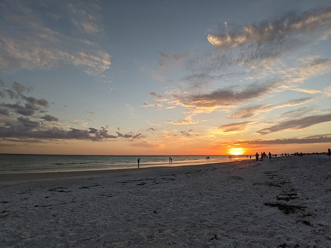 Sunset from Lido Beach