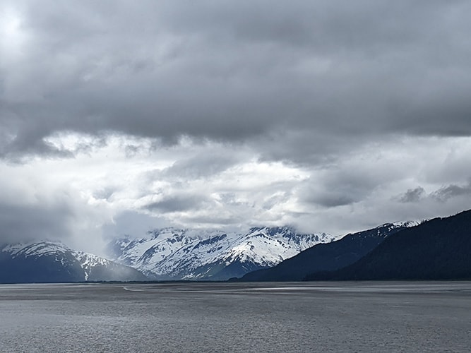 Mountains and Glaciers on the Turnagain Arm