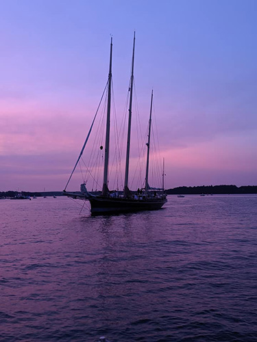 Schooner in Maine July 4, 2019