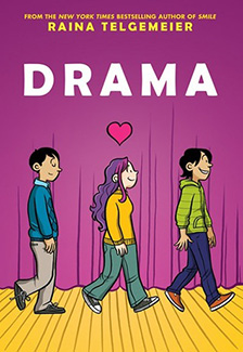 Drama by Raina Telgemeier Book Cover