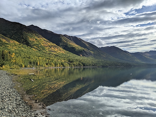 Eklutna Lake in Fall