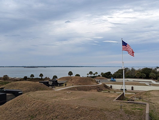 Fort Moultrie and Fort Sumter