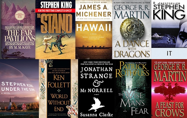 Ten Longest Books I've Ever Read