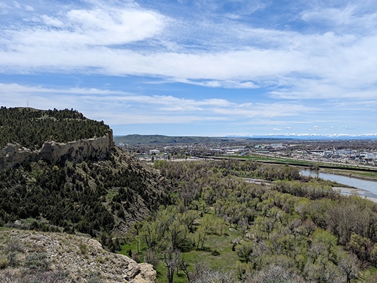 Billings below Sandstone Cliffs