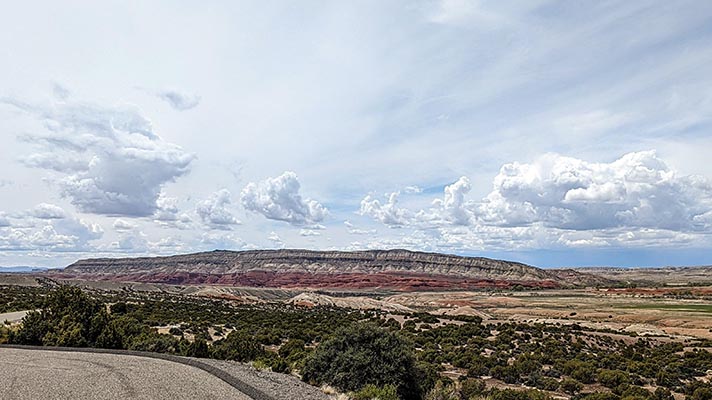 Colorful Cliffs in Bighorn Canyon National Recreation Area