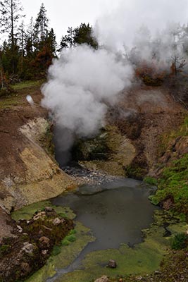 Dragon's Mouth in Yellowstone