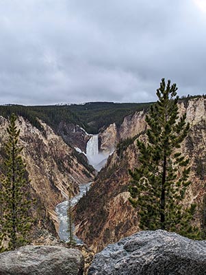 Lowers Falls in the Grand Canyon of the Yellowstone