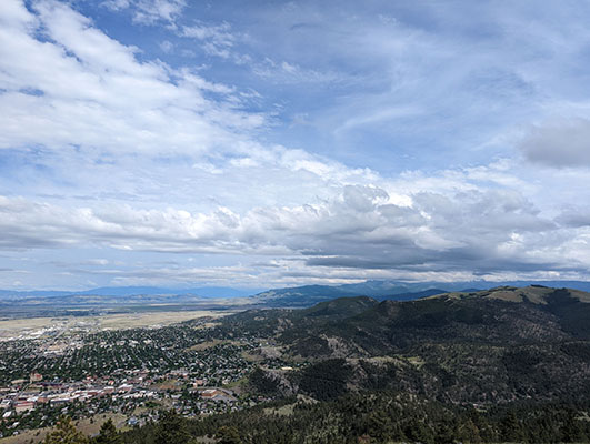 View from the Summit of Mt. Helena