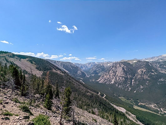 View from the Beartooth Highway