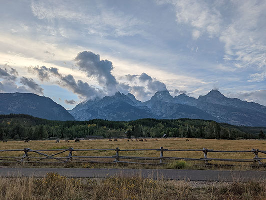 Mountains at Grand Teton National Park